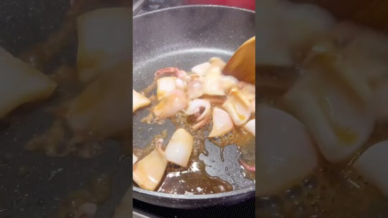 真イカのバター醤油焼き