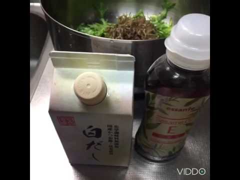 春菊とじゃこのサラダ
