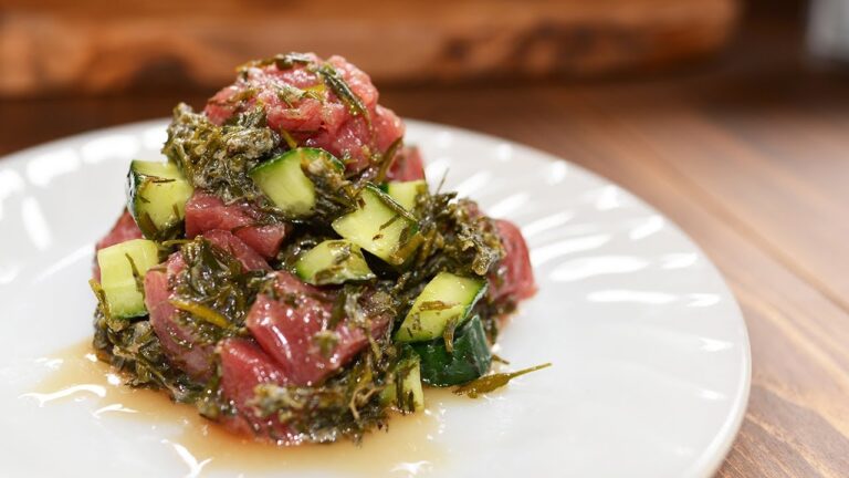 アカモクアヒポキ～ハワイ生まれのアヒポキをアカモクで～