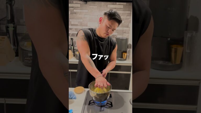 【コレ絶対女性陣好きです！！】明太クリームチーズパスタ #マッチョ #料理 #cooking #パスタ #男メシ #元カレ