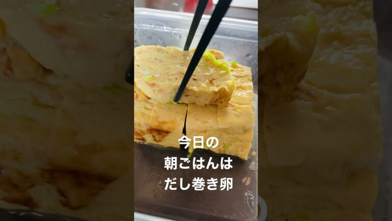 ねぎ入りだし巻き卵【朝ごはん】