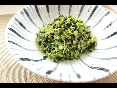 小松菜とちりめんのふりかけ◇佐伯区食生活改善推進員おすすめ小松菜レシピ◇