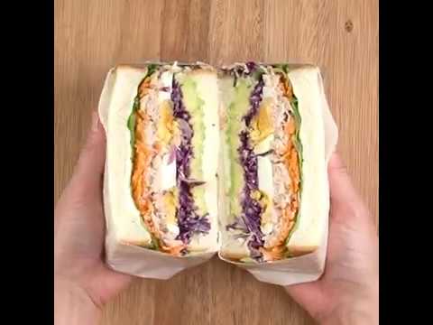 野菜をたっぷり摂れる♪ 萌え断♪ わんぱくサンド ｜ moguna[モグナ]