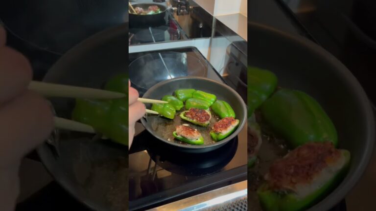 【おすすめ】基本のめちゃうまピーマンの肉詰め【レシピ】