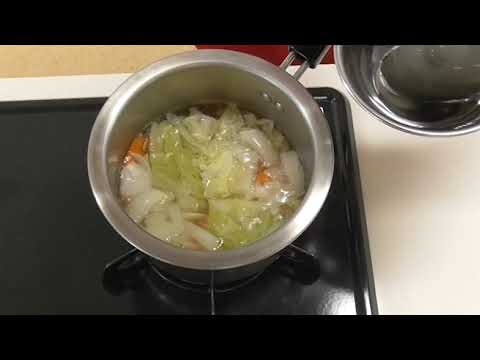野菜スープの作り方