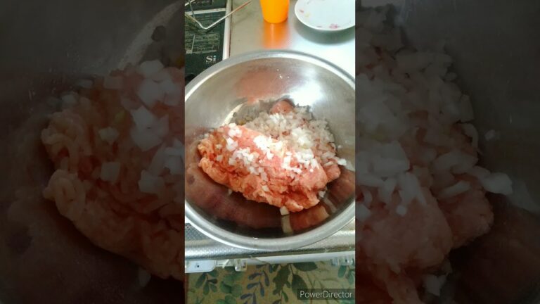 「料理」鶏ミンチでつくねです。shorts。ショート動画です。