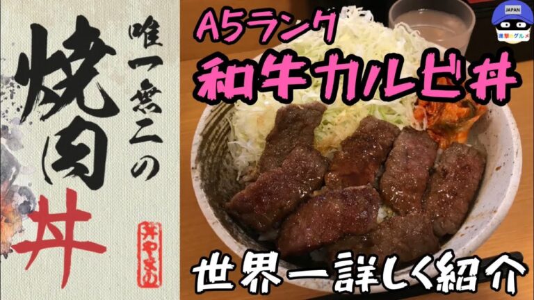 【秋葉原グルメ】岩本町「唯一無二の焼肉丼 丼やまの」で和牛カルビ丼・ライス特特を世界一詳しく調査！