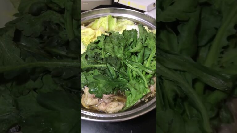 うどんすき完成 #shorts #飯テロ