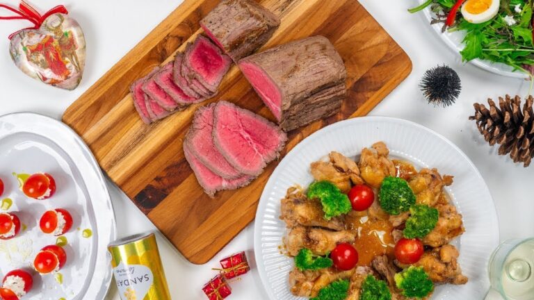 【カンタン旨い】ローストビーフとローストチキンのダイエットレシピ | クリスマス編