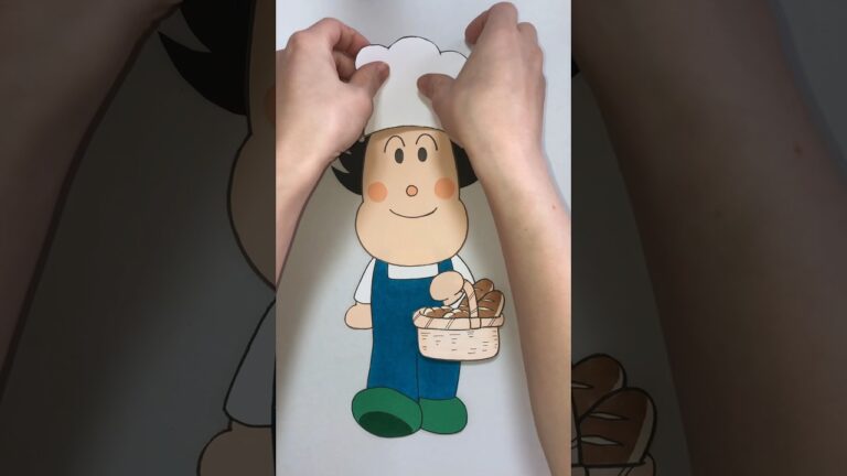 バタコのプライベート夏コーデ🥐#shorts #paperdoll #アンパンマン