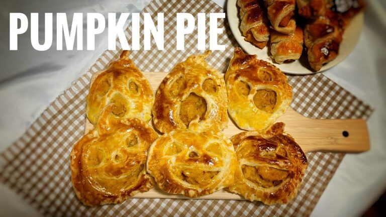 【初心者向けレシピ】冷凍パイシートで簡単！パンプキンパイのレシピ🎃