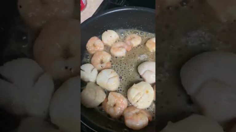 ホタテとエビのオイスター炒め風