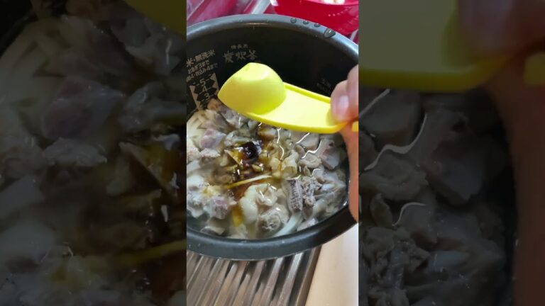 【炊飯器レシピ】どて煮定食