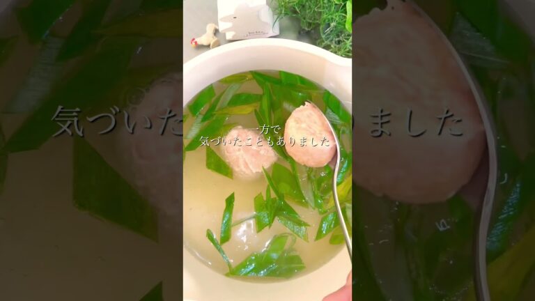 凍った心を溶かす神スープ✨「ふわふわ鶏団子スープ」　　　　　　　　　　　　　#醤油こうじ#麹#腸活 ＃腸活レシピ#発酵調味料