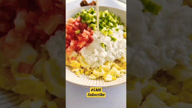 💯🗽 #Best #Egg #Salad with #Cottage #Cheese 💃🏾😋🥘🍜