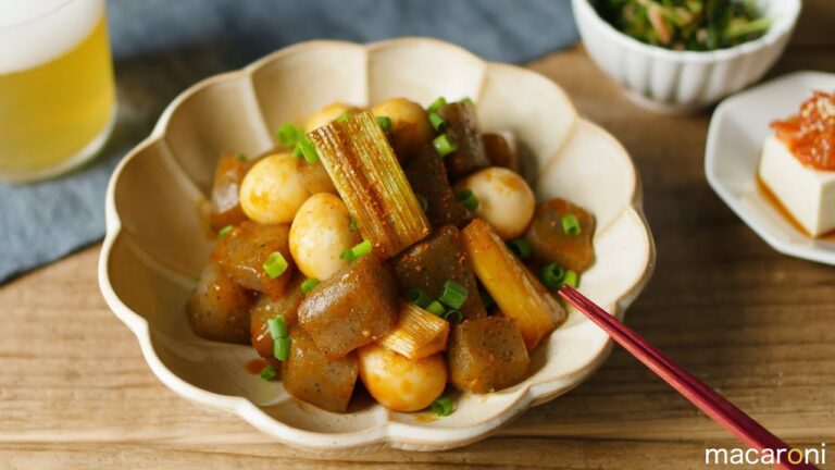 ごはんがススむ！うずら と こんにゃく の ピリ辛炒め の レシピ 作り方