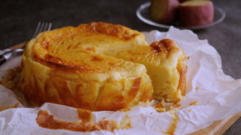 【クリーミーで濃厚なお芋のチーズケーキ】さつま芋たっぷりぎゅっ。♡プレゼントにも喜ばれます  |  Sweet Potato Cheesecake