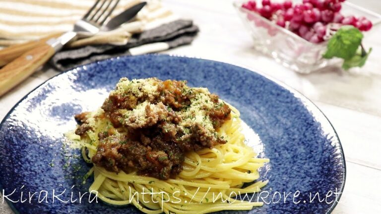 10分でできる本格ミートソース！平野レミさんのレミートソースの作り方