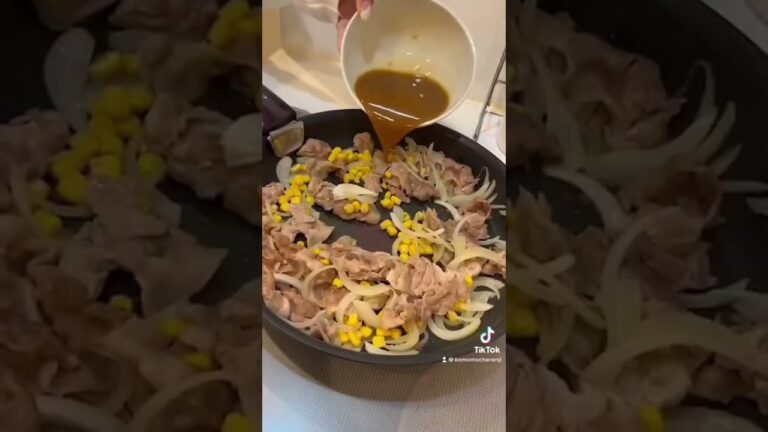 味噌バターコーン豚丼作ってみたよ🤭#shorts #料理 #豚丼 #味噌 #おすすめ