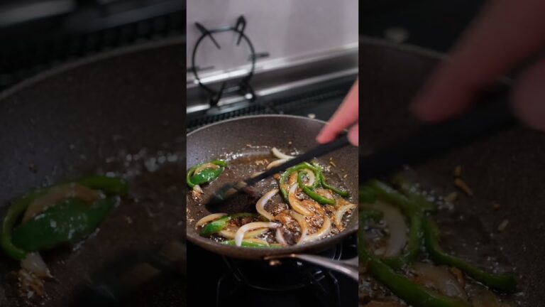 【野菜たっぷり】なすとピーマンの和風パスタの作り方 [パスタレシピはBINANPASTA] #shorts