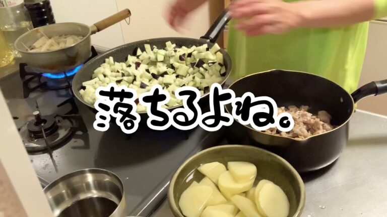 【毎日料理】ジャワのキーマカレー【豚とナス】