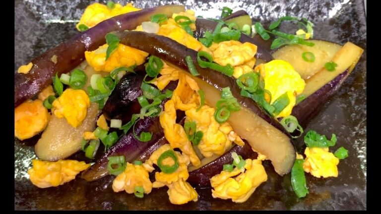 【茄子】暑い日にピッタリ！ナスと卵で、さっぱり美味しい一品