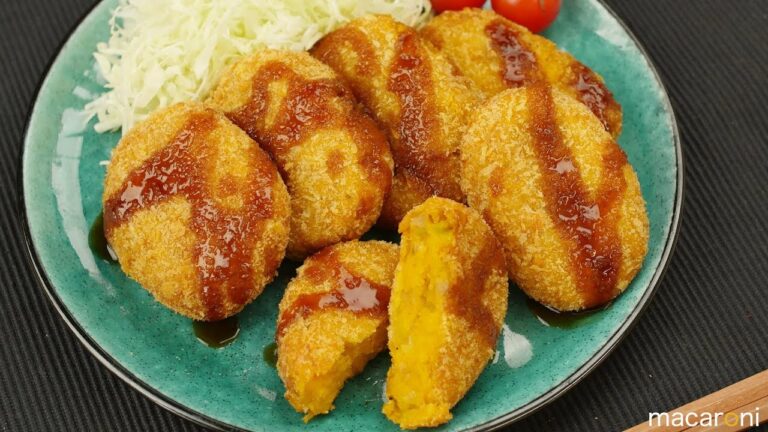 【基本のレシピ】甘み広がる！ ホクホク かぼちゃ コロッケ のレシピ 作り方