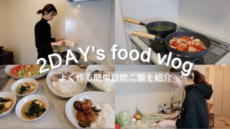 【簡単ひとり飯】一人暮らしでよく作る自炊ご飯🍚