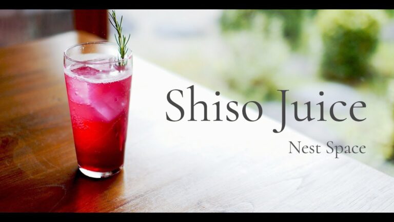 【美味しいお店の味に！】#003 紫蘇ジュース(シロップ)の作り方 // How to make Shiso Juice Syrup