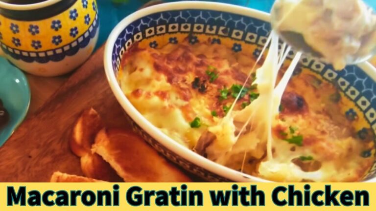 【チキンマカロニグラタン】簡単で美味しい！フライパン１つとオーブントースターで作る｜クリーミー濃厚ホワイトソース｜ Made with one frying pan and toaster oven