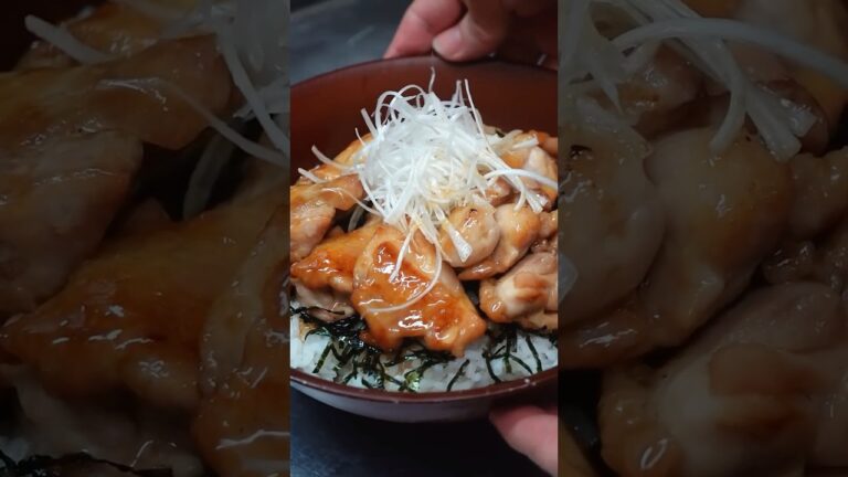 てりうまチキン丼#PR #カンタン酢