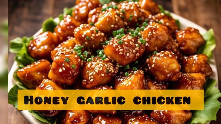 RESTAURANT  STYLE CRISPY HONEY GARLIC CHICKEN  | 5 MINUTES RECIPE 💯