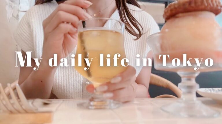 vlog. 東京で働く社会人の日常🫧休日の自炊🥣ズッキーニの作り置きレシピ🥒日本橋cafe🫖꙳⋆