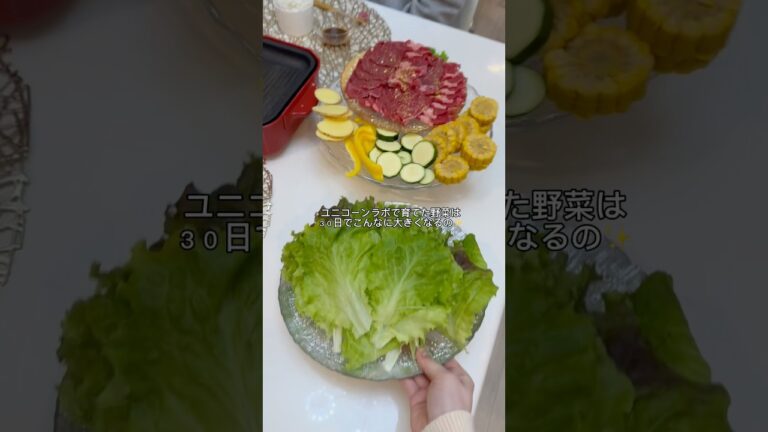 家で育てたお野菜で井上さんを包み込みたい💕#スイーツ #バレンタイン #焼肉 #レシピ #簡単レシピ #vlog
