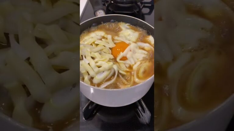 【カレーうどん】残り物のカレーを最後まで美味しく頂くぼっちご飯