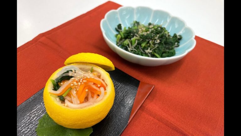 ゆずなます　ひまわり健康料理教室