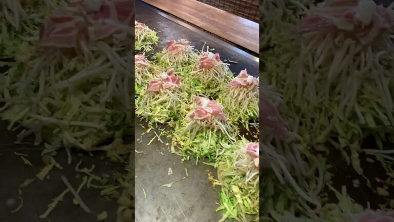 下関　野菜たっぷり　健康　お好み焼き