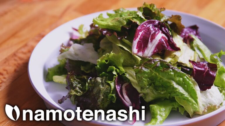 丁寧な仕事で作る絶品グリーンサラダ / 【サラダレシピ】