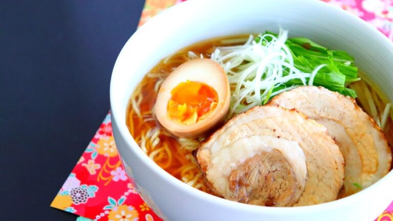 ラーメン作り方と本格手作りチャーシューのレシピ料理