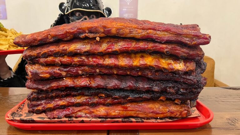 【大食い】10kg級!!塊肉の王者!!B.B.Qマスターの焼くスペアリブをかぶり尽くす!!【B.B.Q KIMURA】【武士飯】