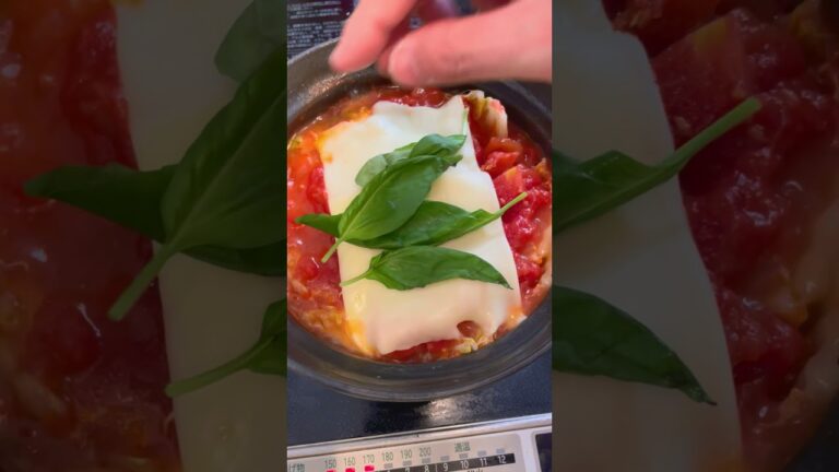 【イタリアン風】トマトチーズのミルフィーユ鍋 #大五郎飯 #shorts