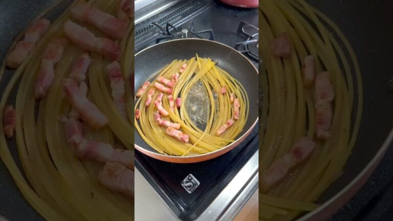 最近めちゃくちゃハマってる和風暗殺者のパスタ「必殺仕事人パスタ(仮)」を作ってみた！！#shorts