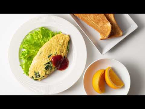 料理プロセス・ほうれん草オムレツの洋食献立【レシピ・ラボ】
