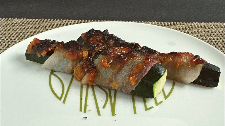 ズッキーニの豚肉巻き