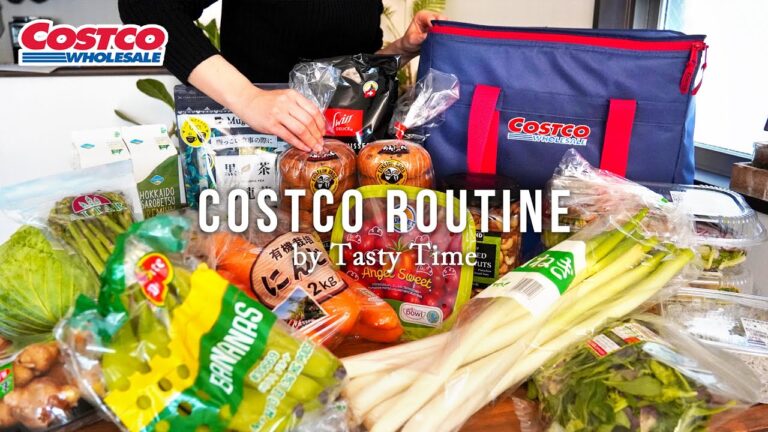 コストコルーティン／野菜の保存方法／かんたんお昼ごはん＆夕飯VLOG｜COSTCO ROUTINE／HOW TO STORE FOOD INGREDIENTS