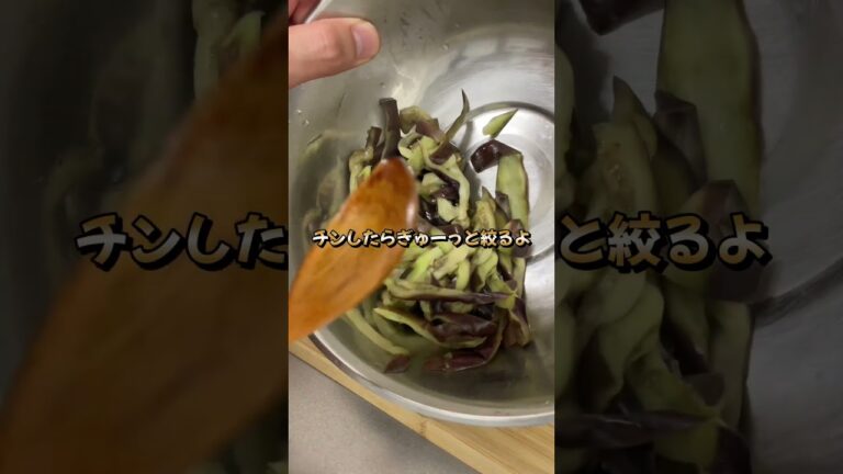 簡単な茄子のおひたし