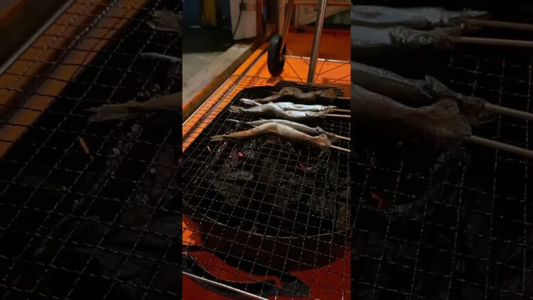 Shishamo Japanese smelt /BBQでししゃもは超あり。美味い