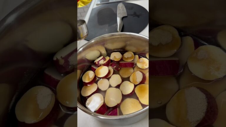 【簡単レシピ】さつまいもの甘露煮🍠副菜、お弁当の隙間にも大活躍♪ #おすすめレシピ #ワーママ #shorts