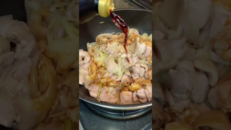 ビールが進む🍺鶏肉の生姜焼き#shorts