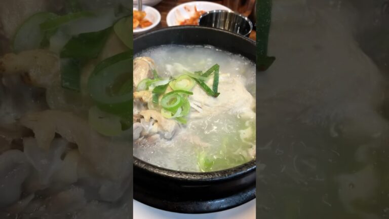 『百済参鶏湯』 #foodie #shorts